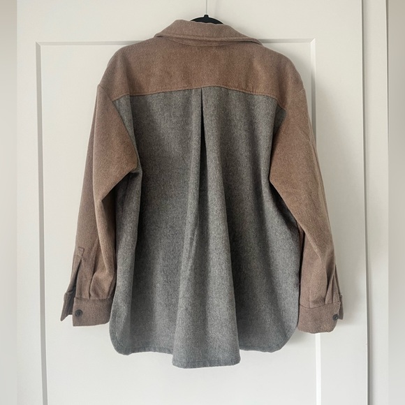 Colorblock Shacket - Picture 2 of 2